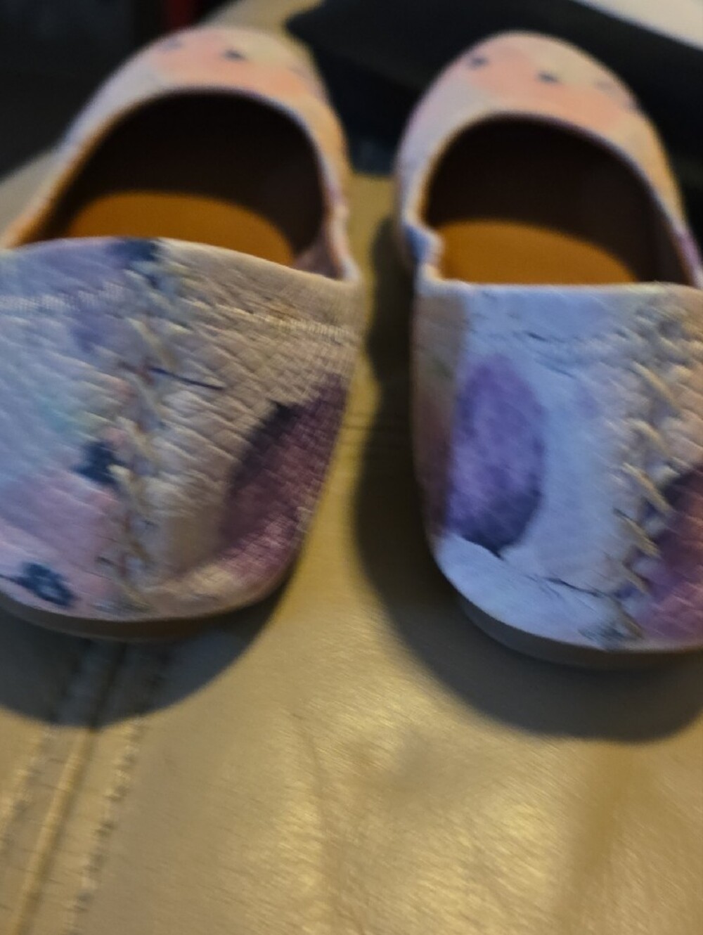 Lucky Brand Women's Pastel Floral Ballet Flats - Pink - Picture 5 of 8